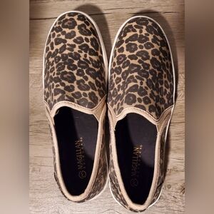 Magellan Outdoors Cheetah Print Slip-On Sneakers Women's Size 8